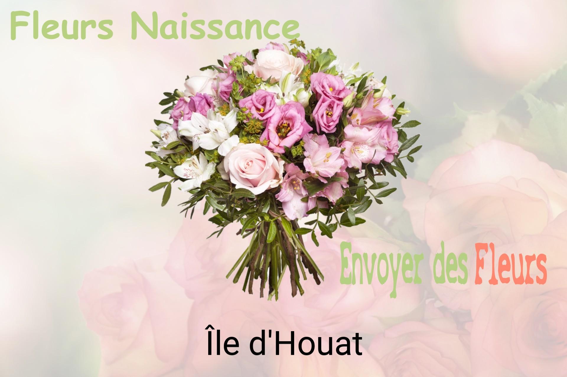 Bouquet de fleurs de naissance livré à Île-d'Houat